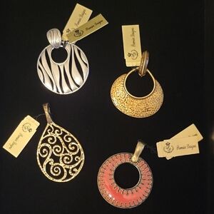 Premier Designs Jewelry - Set of 4 Magnetic Closure Necklace Enhancers